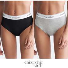 Calvin Klein พร้อมส่ง🇺🇸 Calvin Klein - Modern Cotton High Waist Bikini Bottom กางเกงชั้นในเอวสูง