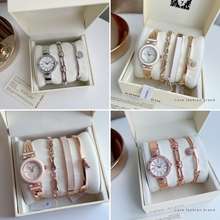 Anne Klein 👑ผ่อน0%~แท้100%👑 รวม Set Anne Klein Women'S Swarovski Crystal Accented Watch And Bangle Set Anneรวม กำไล